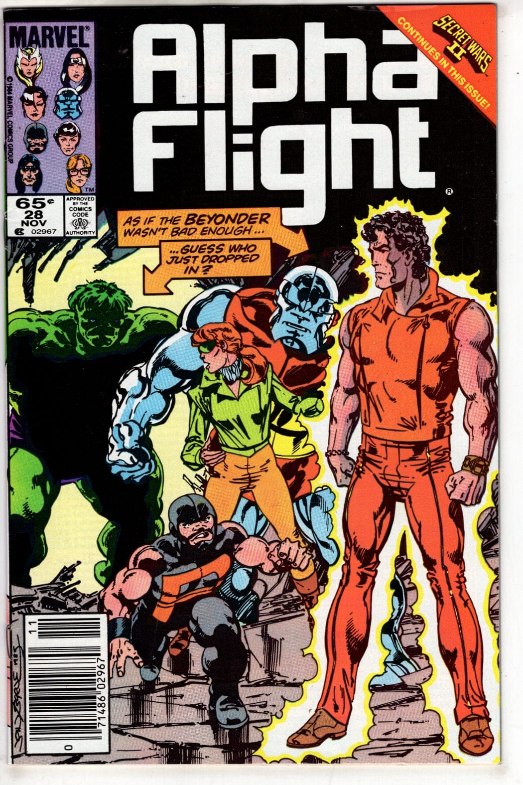 Marvel Comics Comics Alpha Flight #28