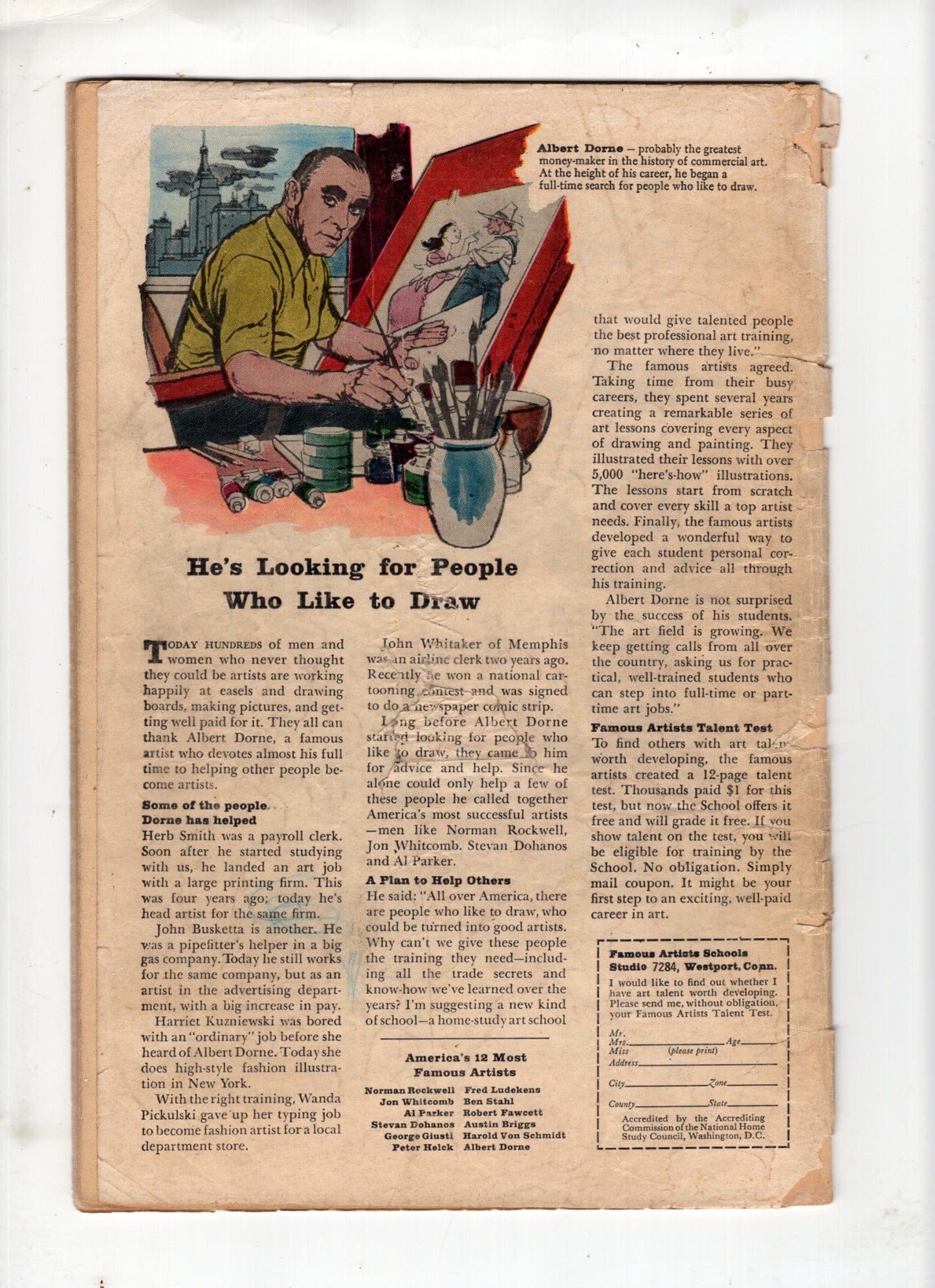 MARVEL COMICS COMICS Avengers #6 (July 1964) – Good (G) – Cover Detached