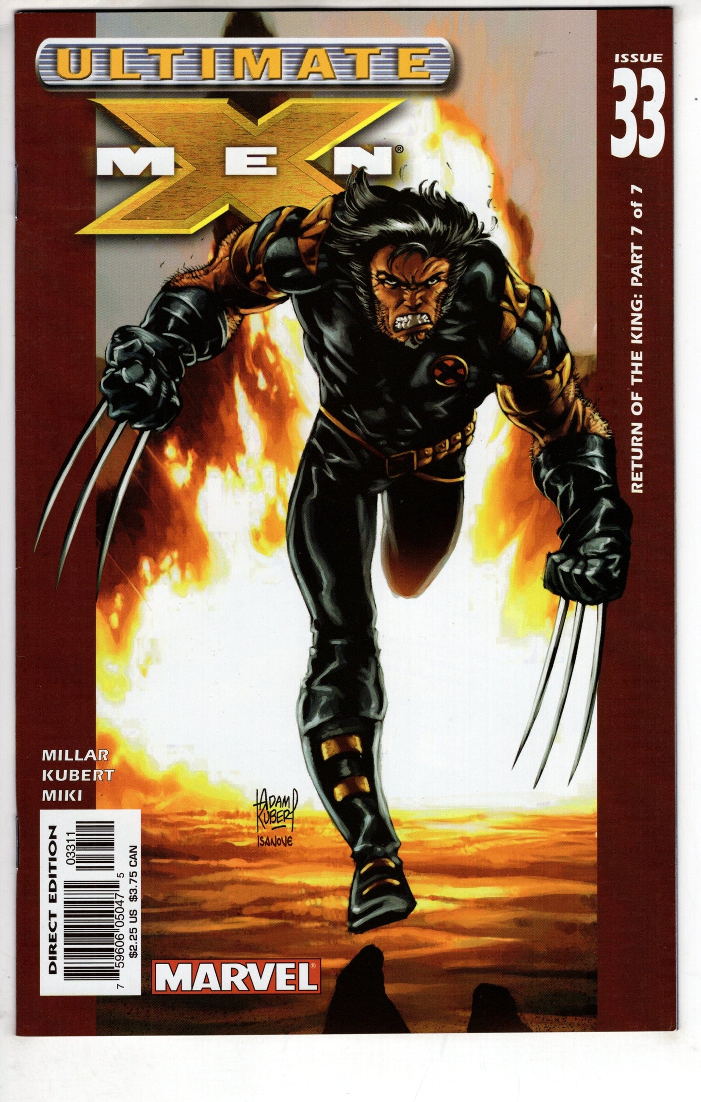 MARVEL COMICS Comics Ultimate X-Men #33