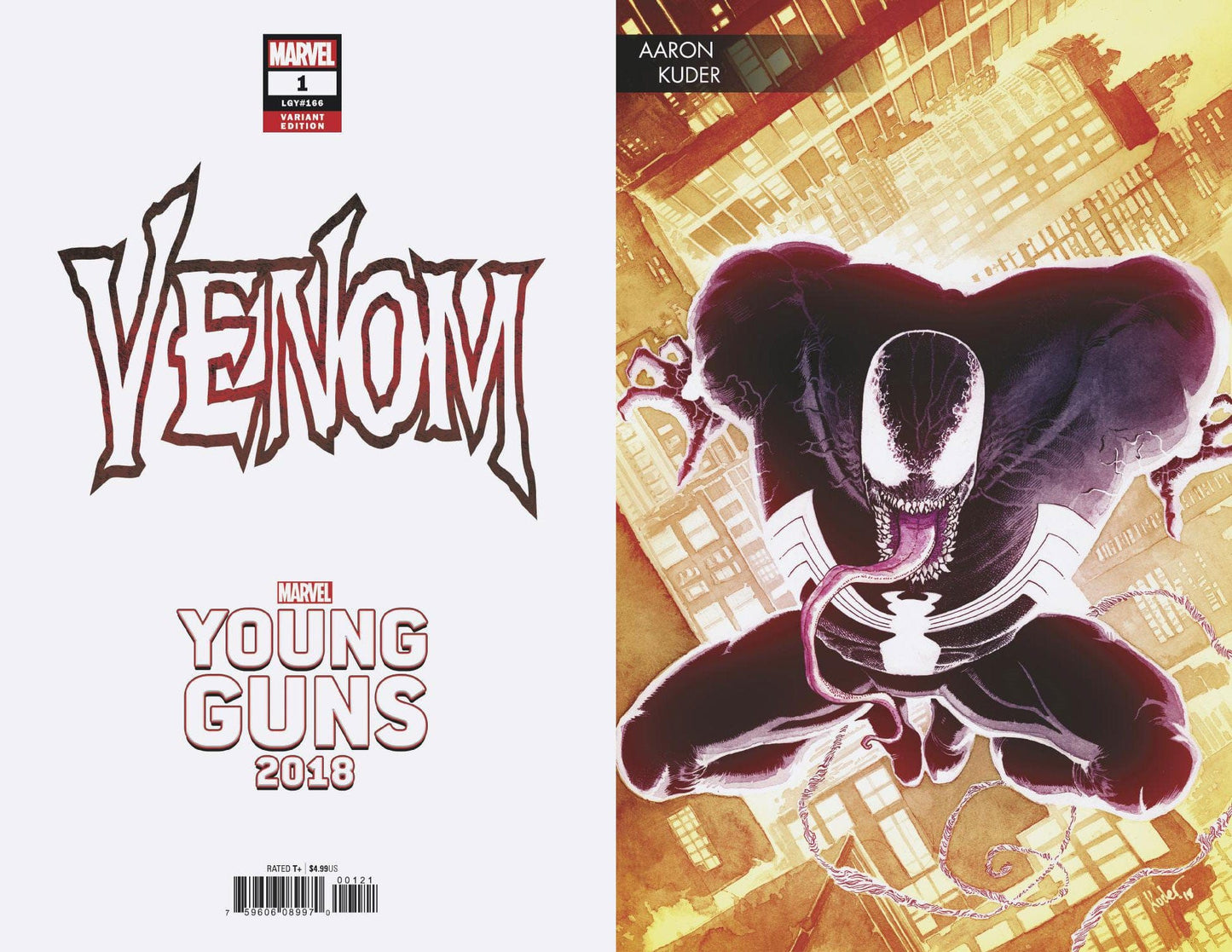 MARVEL COMICS Comics VENOM #1 KUDER YOUNG GUNS VAR