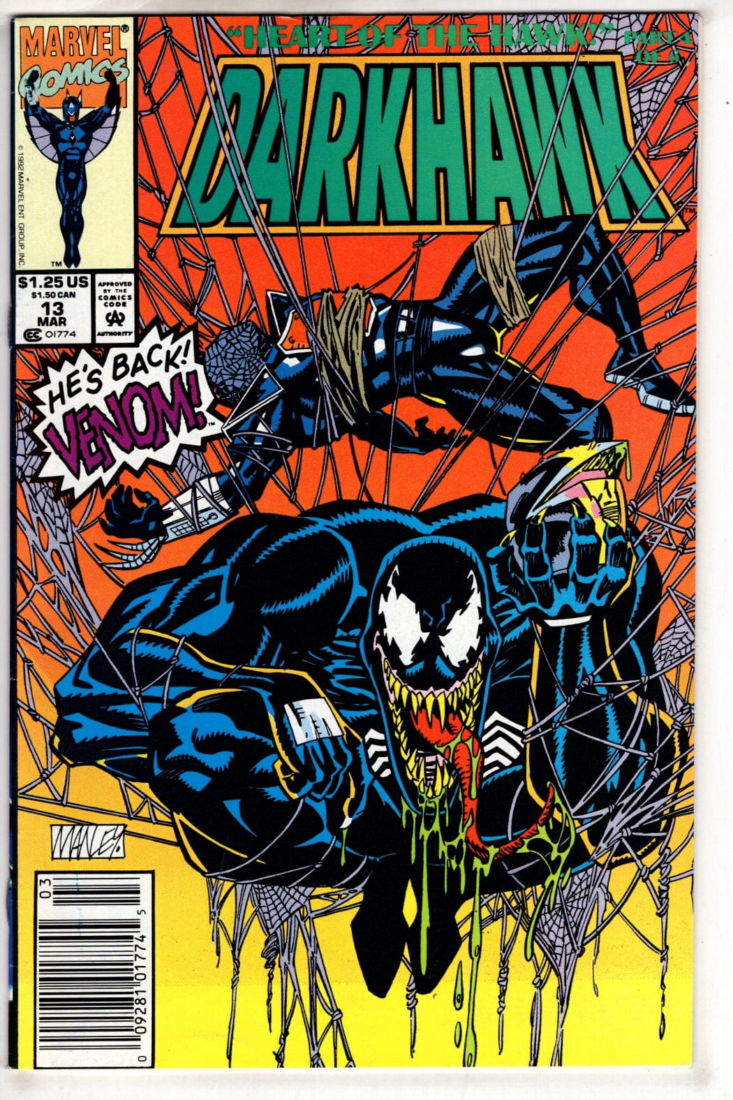 Marvel Comics Darkhawk #13 (Newsstand)