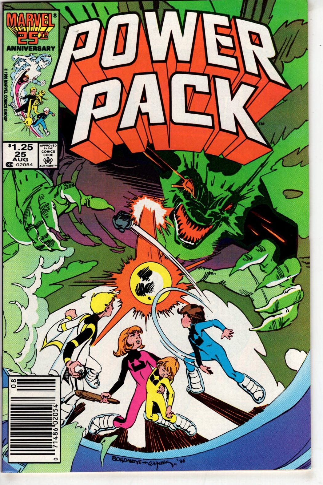 Marvel Comics Power Pack #25 (Newsstand)