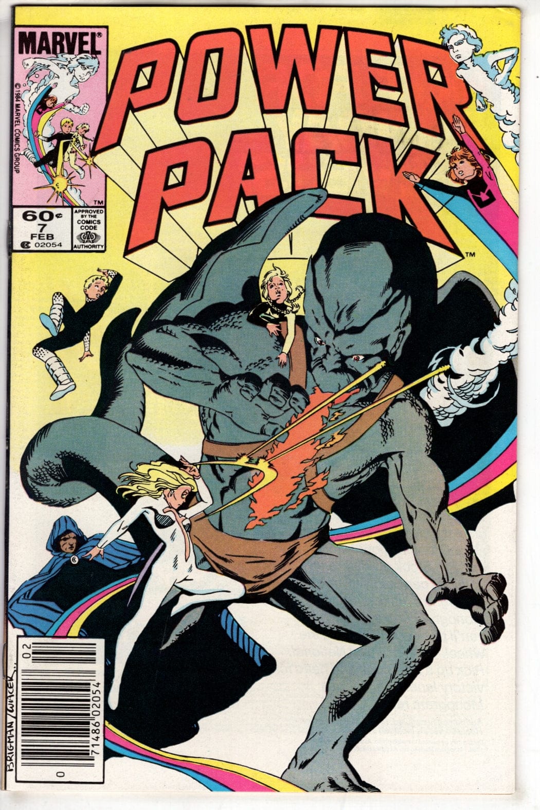 Marvel Comics Power Pack #7 (Newsstand)