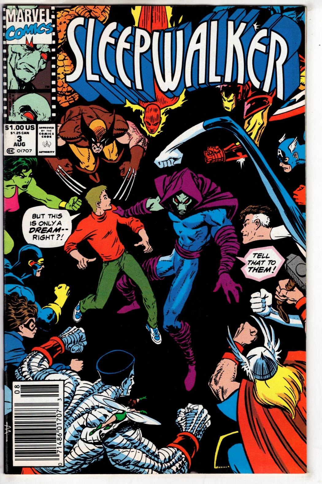 Marvel Comics Sleepwalker #3 (Newsstand)