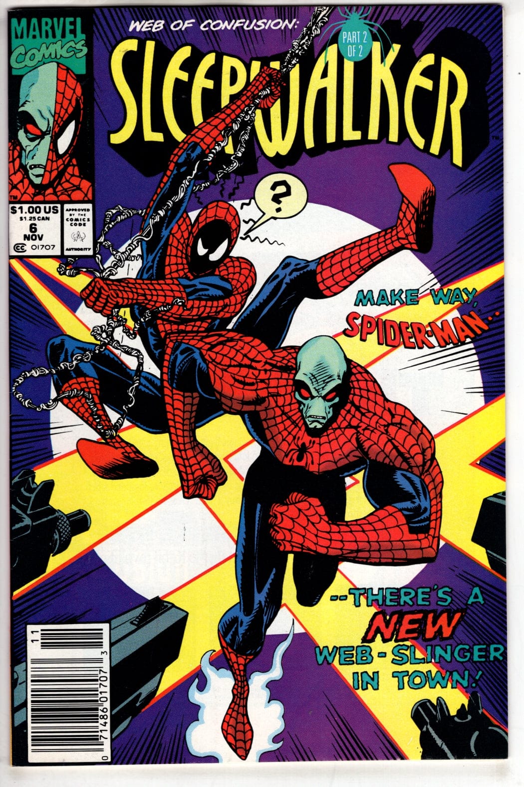 Marvel Comics Sleepwalker #6 (Newsstand)
