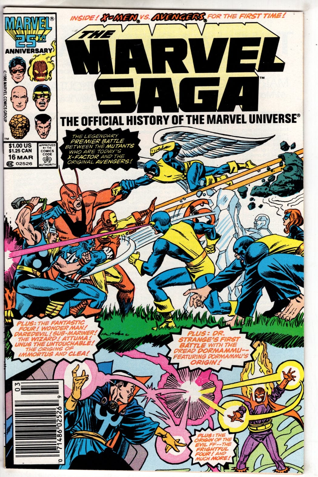 Marvel Comics The Marvel Saga The Official History of the Marvel Universe #16 (Newsstand)
