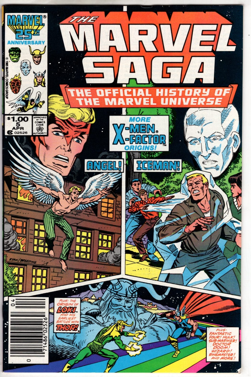Marvel Comics The Marvel Saga The Official History of the Marvel Universe #5 (Newsstand)