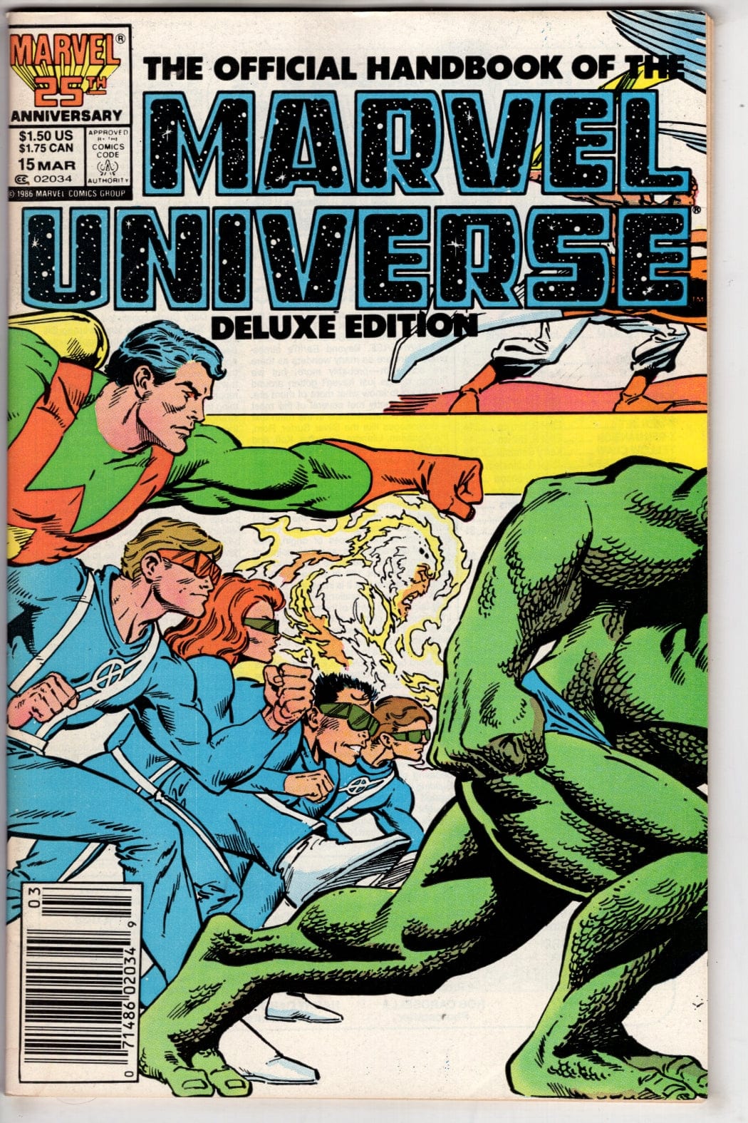 Marvel Comics The Official Handbook of the Marvel Universe #15 (Newsstand)