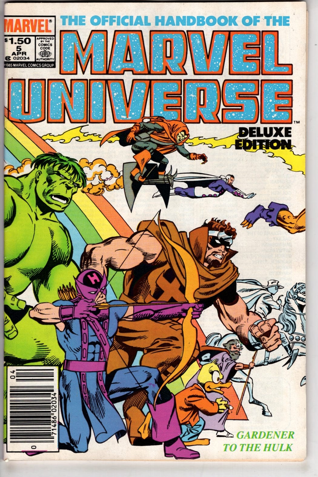 Marvel Comics The Official Handbook of the Marvel Universe #5 (Newsstand)