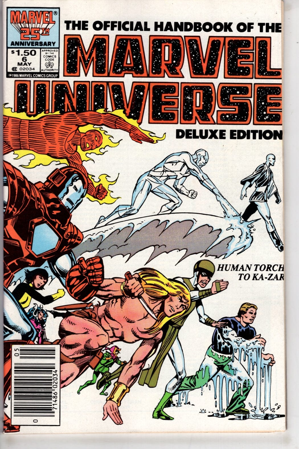 Marvel Comics The Official Handbook of the Marvel Universe #6 (Newsstand)
