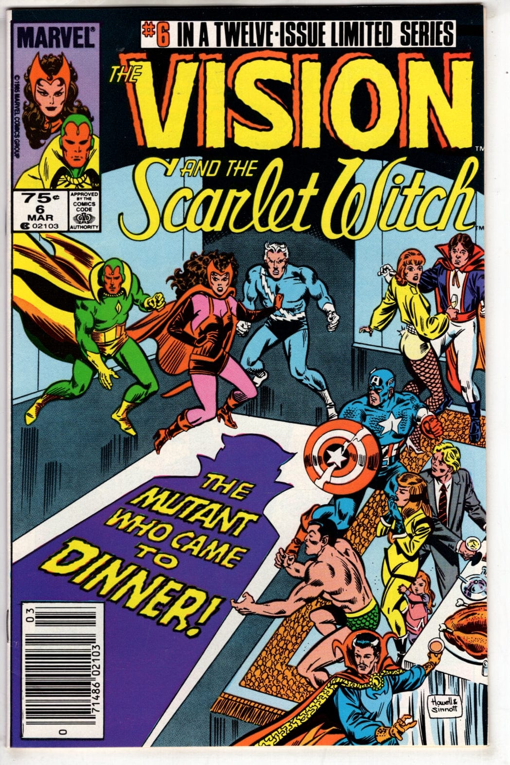 Marvel Comics The Vision and the Scarlet Witch #6 (Newsstand)