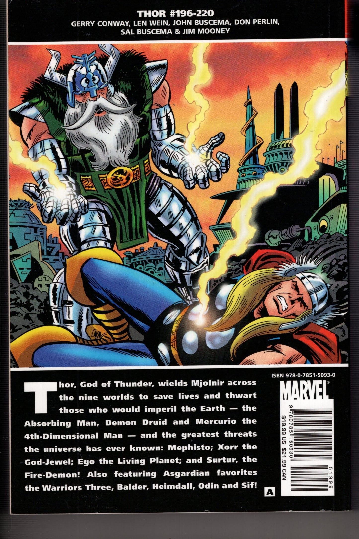 MARVEL COMICS trade ESSENTIAL THOR TP VOL 05