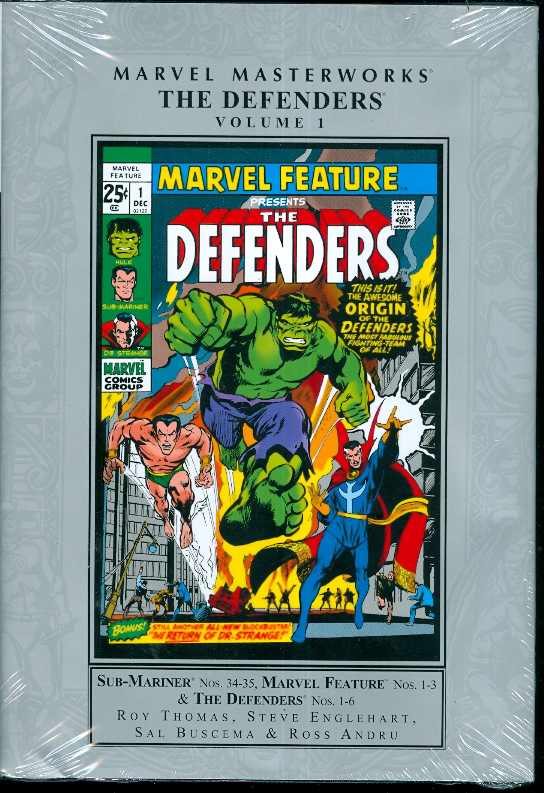 MARVEL COMICS TRADE MARVEL MASTERWORKS DEFENDERS HC VOL 01