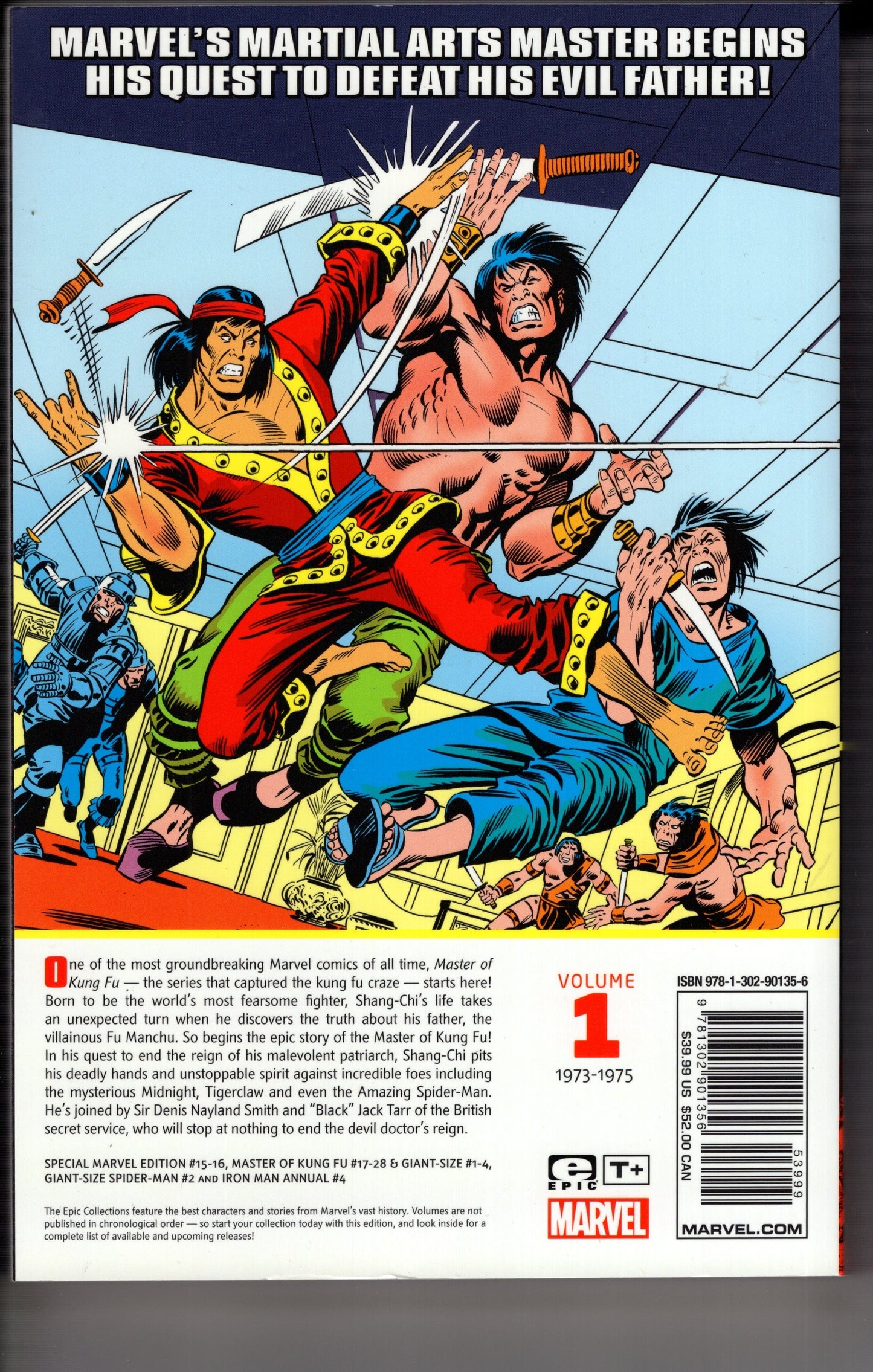 MARVEL COMICS TRADE Master Of Kung Fu Epic Collection TPB Weapon Of The Soul