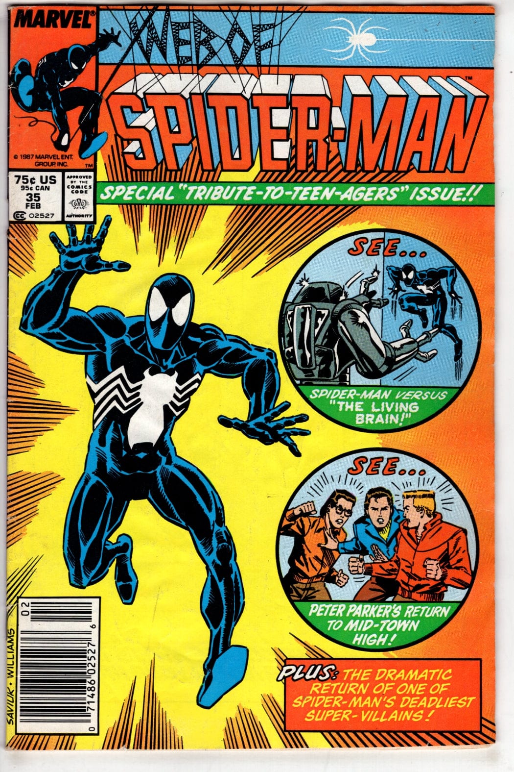 Marvel Comics Web of Spider-Man #35