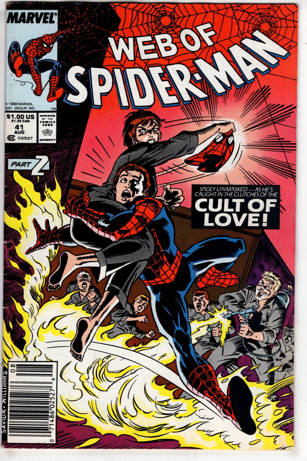 Marvel Comics Web of Spider-Man #41