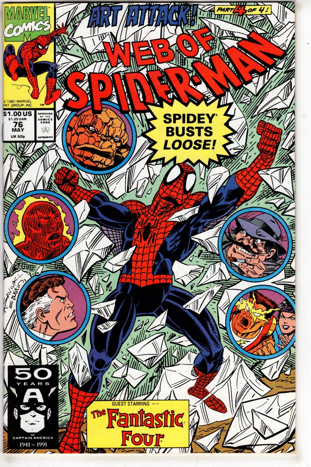 Marvel Comics Web of Spider-Man #76