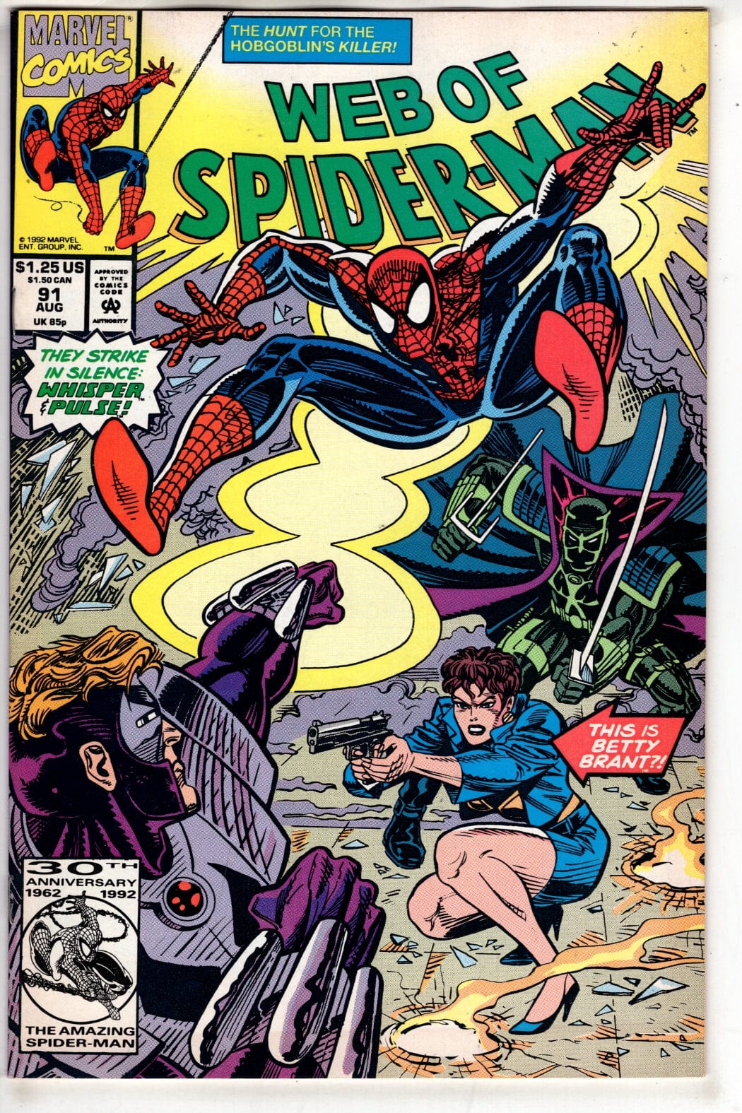 Marvel Comics Web of Spider-Man #91