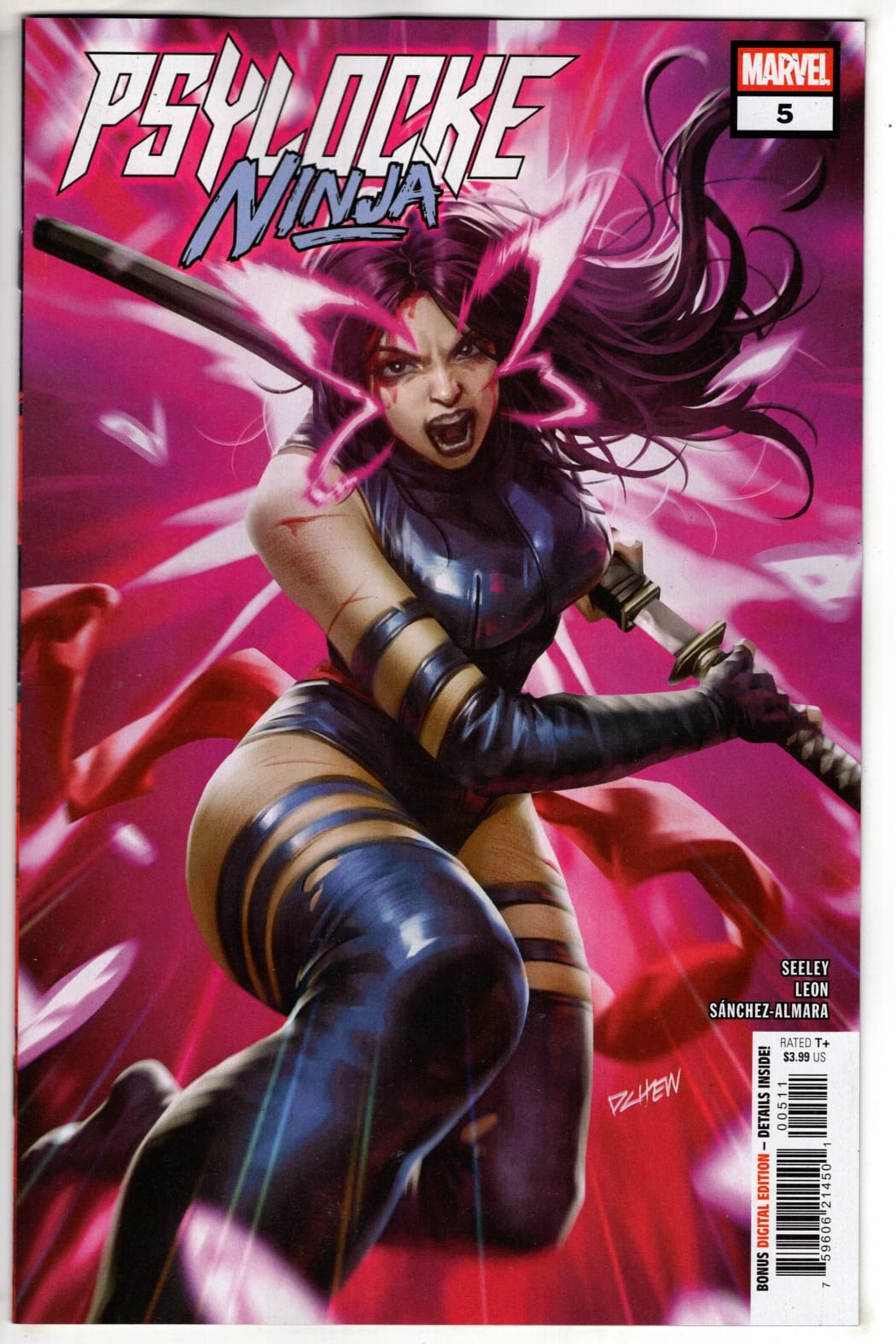 Marvel NEW NEXT WEEK PSYLOCKE: NINJA #5 (VF/NM)