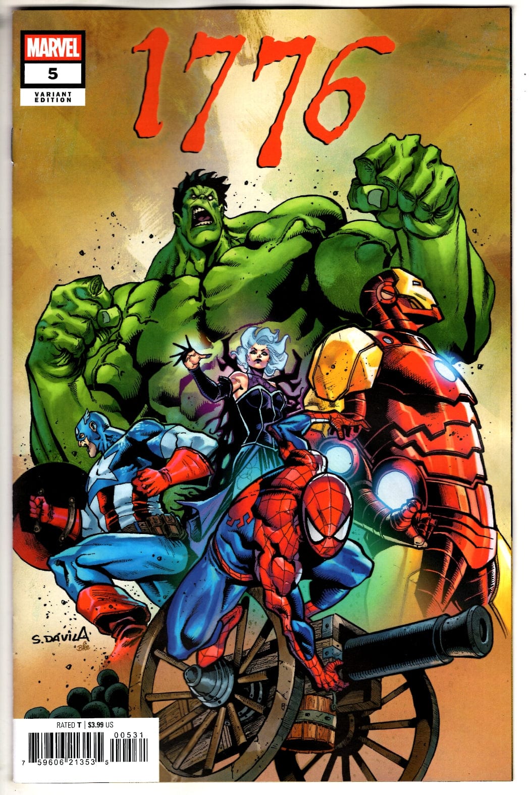 Marvel NEW THIS WEEK 1776 #5 VARIANT (VF/NM)
