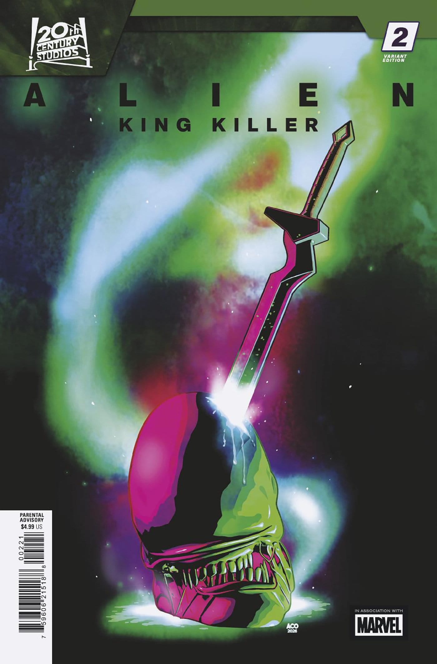 Marvel NEW THIS WEEK ALIEN: KING KILLER #2 ACO VARIANT (VF/NM)