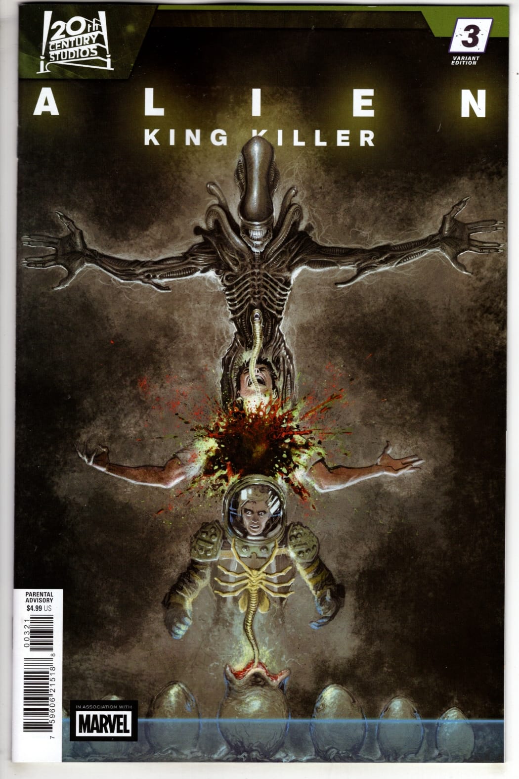 Marvel NEW THIS WEEK ALIEN: KING KILLER #3 JUAN FERREYRA VARIANT (VF/NM)
