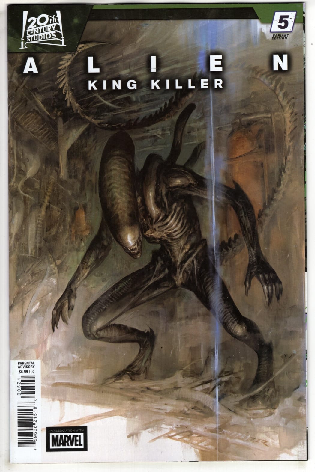 MARVEL NEW THIS WEEK ALIEN: KING KILLER #5 PUPPETEER LEE VARIANT (VF/NM)