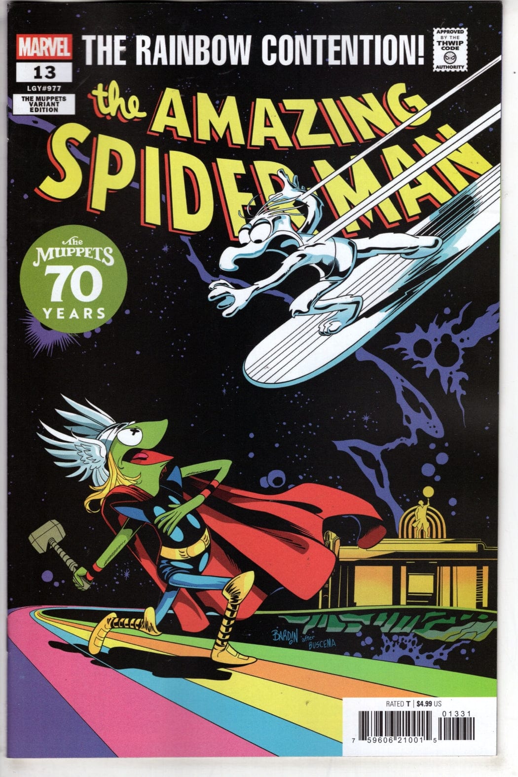 Marvel NEW THIS WEEK AMAZING SPIDER-MAN #13 DAVE BARDIN MUPPETS VARIANT