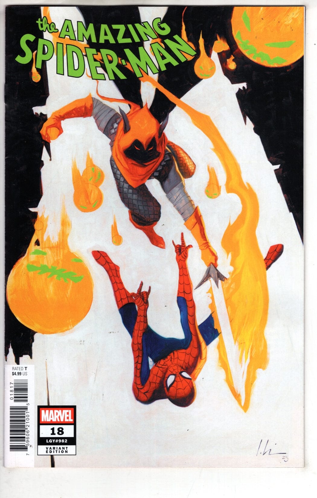 Marvel NEW THIS WEEK AMAZING SPIDER-MAN #18 JEREMY WILSON VARIANT