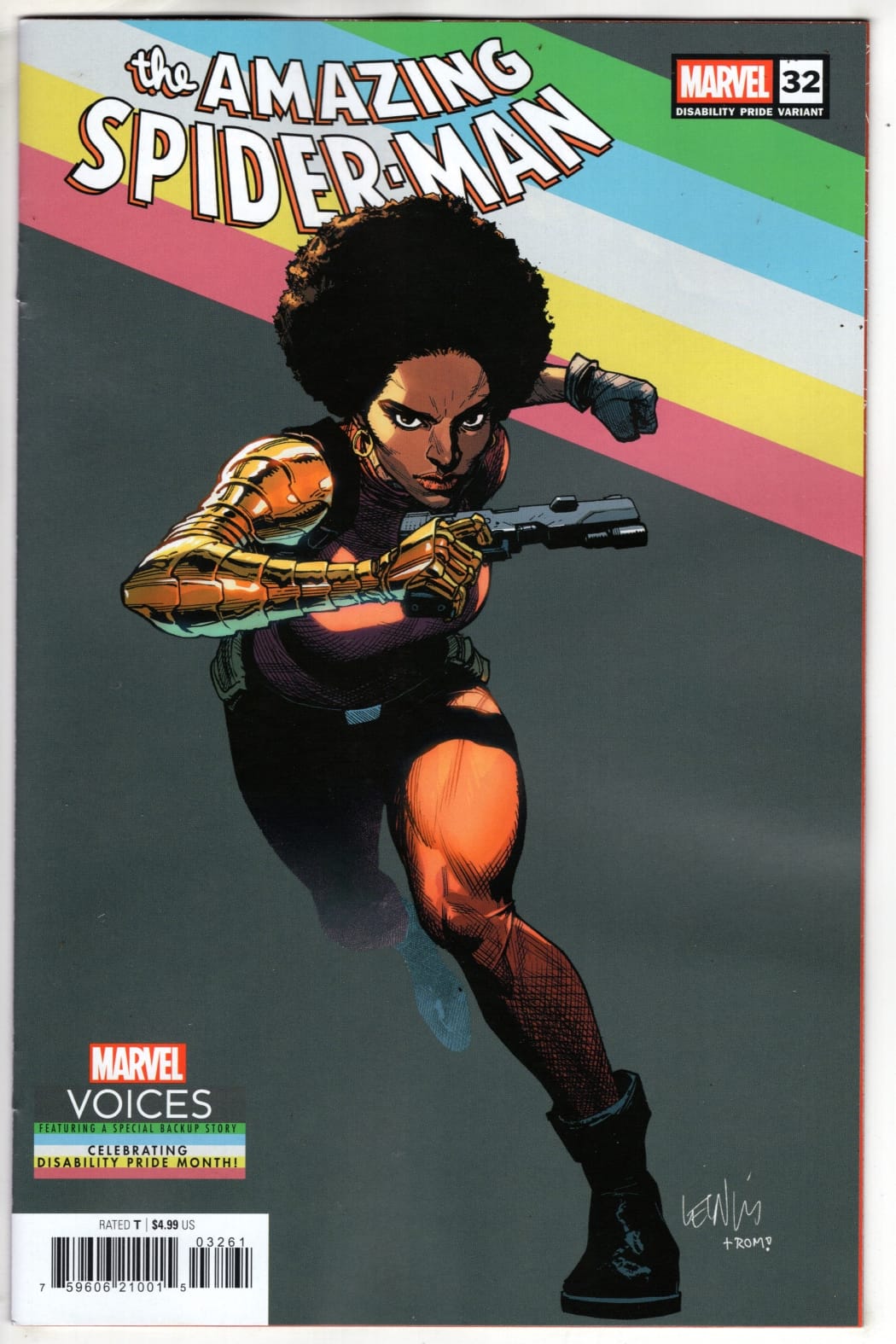 Marvel NEW THIS WEEK AMAZING SPIDER-MAN #32 LEINIL YU DISABILITY PRIDE VARIANT (VF/NM)