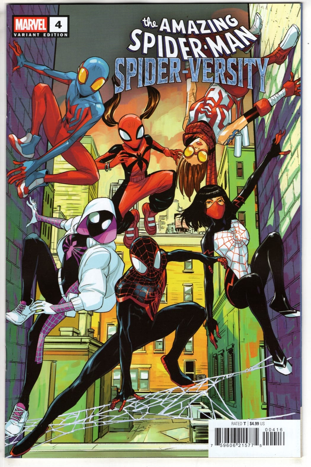 Marvel NEW THIS WEEK AMAZING SPIDER-MAN: SPIDER-VERSITY #4 MATTEO LOLLI VARIANT (VF/NM)