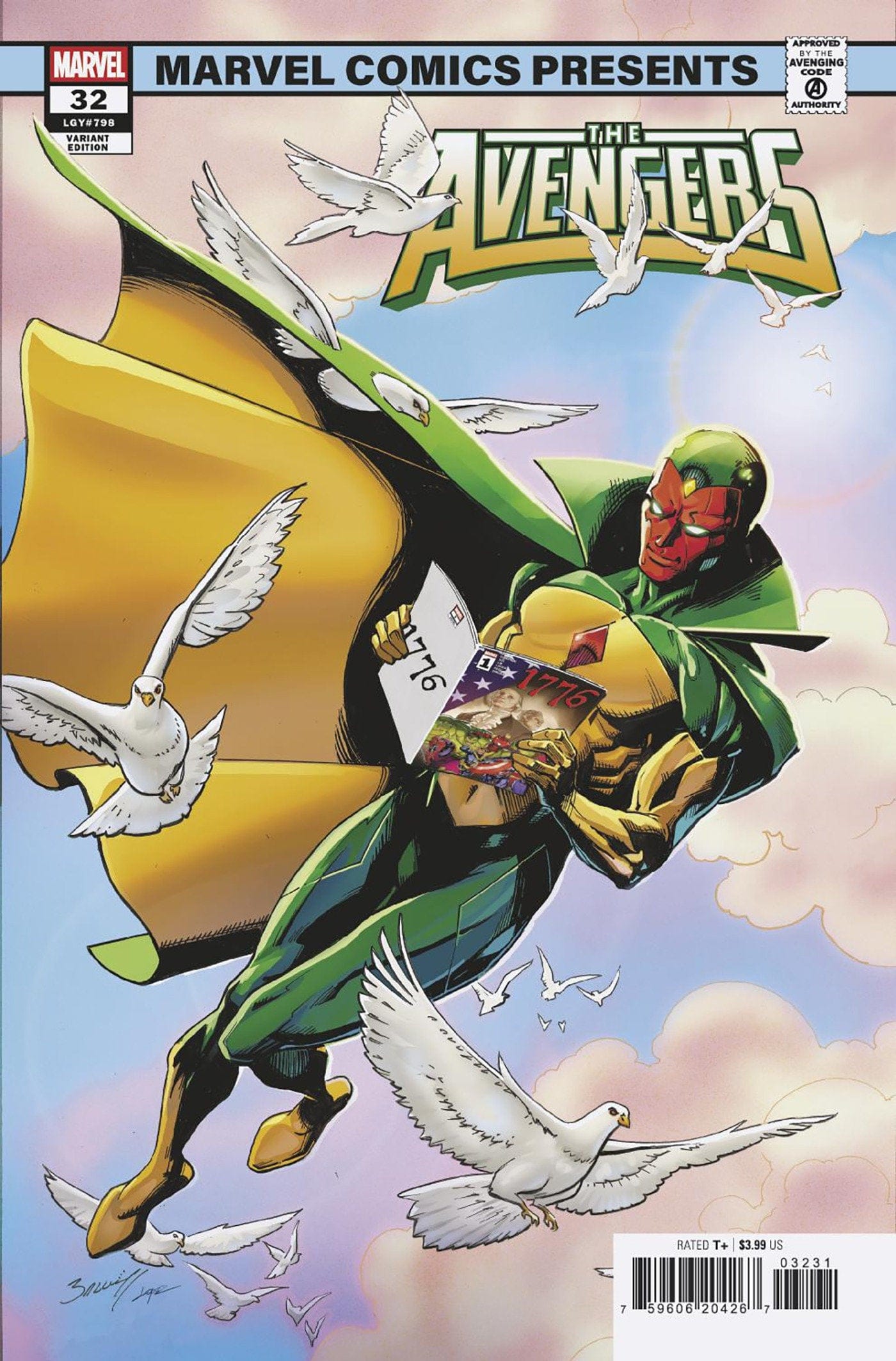 Marvel NEW THIS WEEK AVENGERS #32 MARK BAGLEY MARVEL COMICS PRESENTS VARIANT
