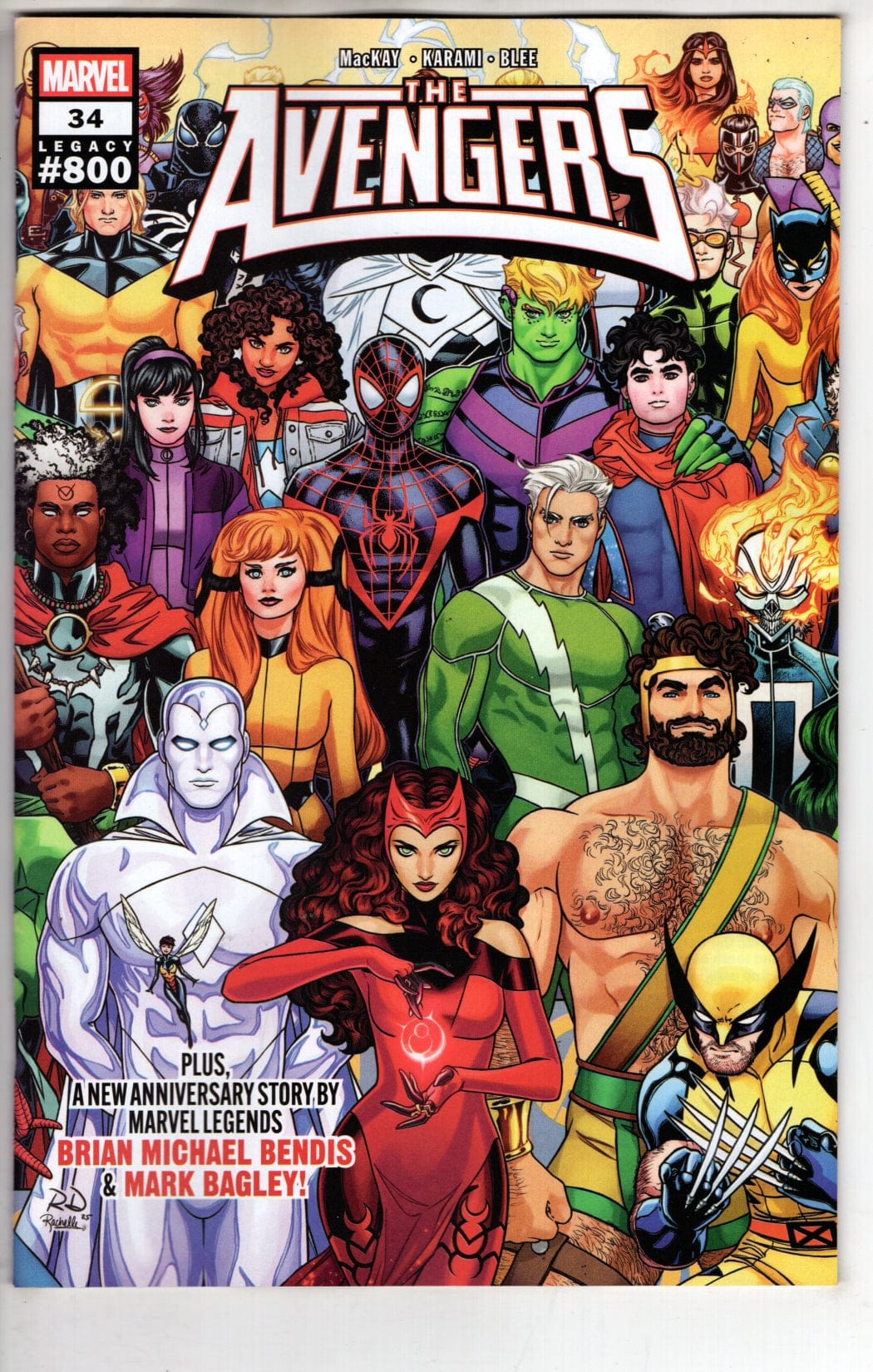 Marvel NEW THIS WEEK AVENGERS #34 WRAPAROUND COVER (VF/NM)