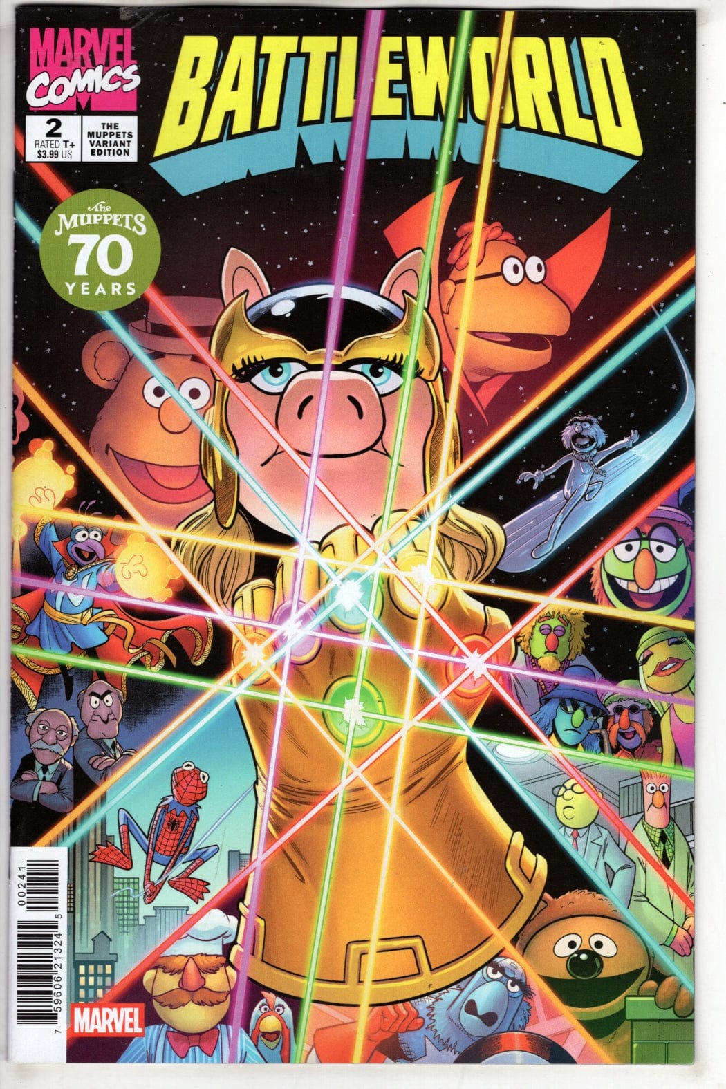 Marvel NEW THIS WEEK BATTLEWORLD #2 PACO MEDINA MUPPETS VARIANT