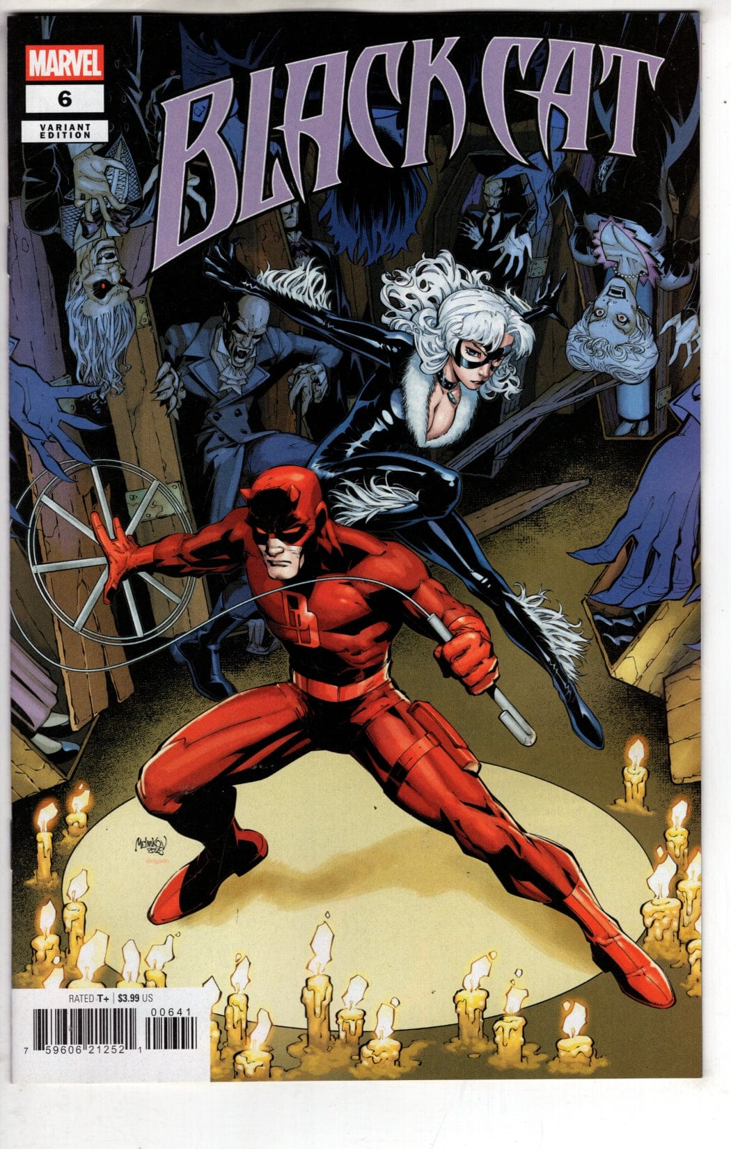 Marvel NEW THIS WEEK BLACK CAT #6 GLEB MELNIKOV VARIANT (VF/NM)