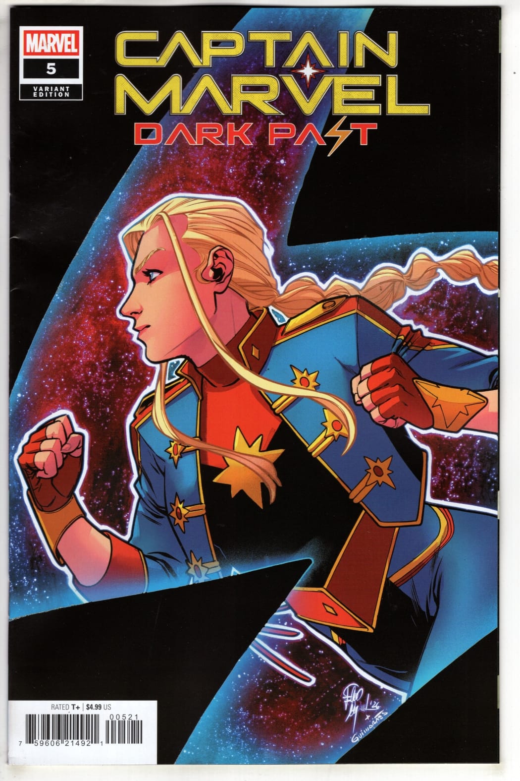 MARVEL NEW THIS WEEK CAPTAIN MARVEL: DARK PAST #5 ELENA CASAGRANDE VARIANT (VF/NM)