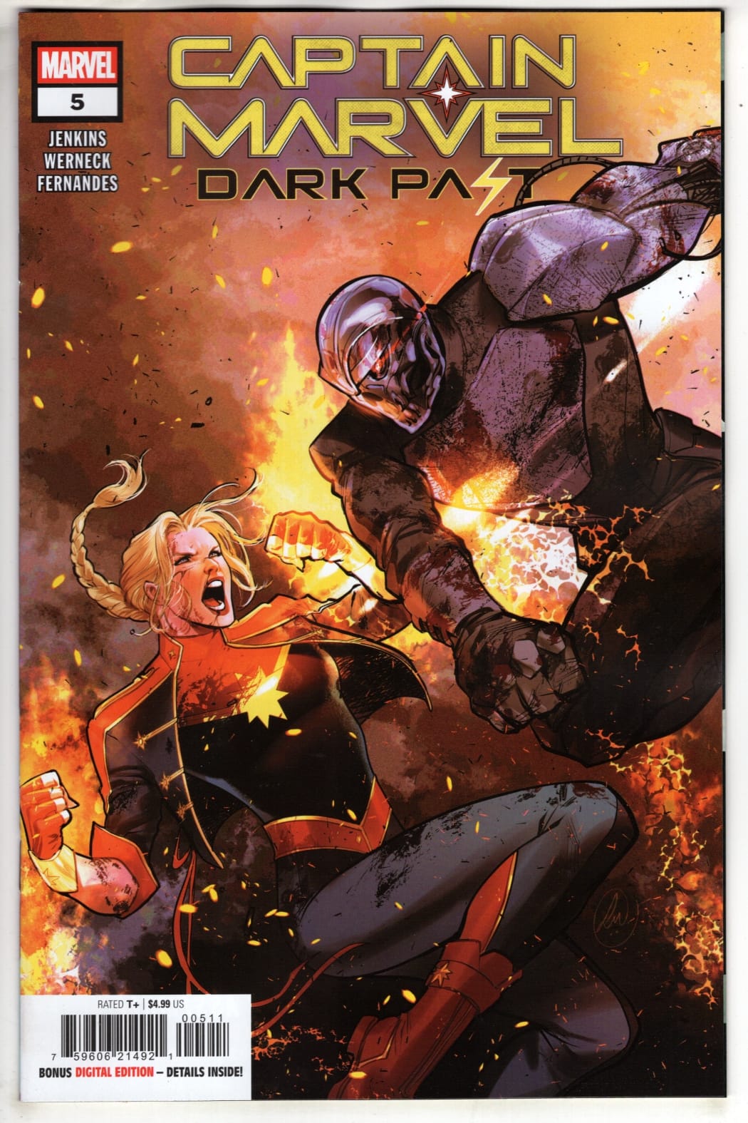 MARVEL NEW THIS WEEK CAPTAIN MARVEL: DARK PAST #5 (VF/NM)