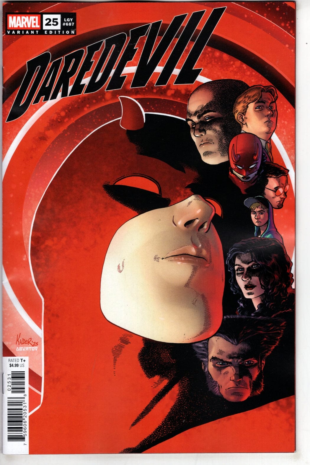 Marvel NEW THIS WEEK DAREDEVIL #25 AARON KUDER FINALE VARIANT