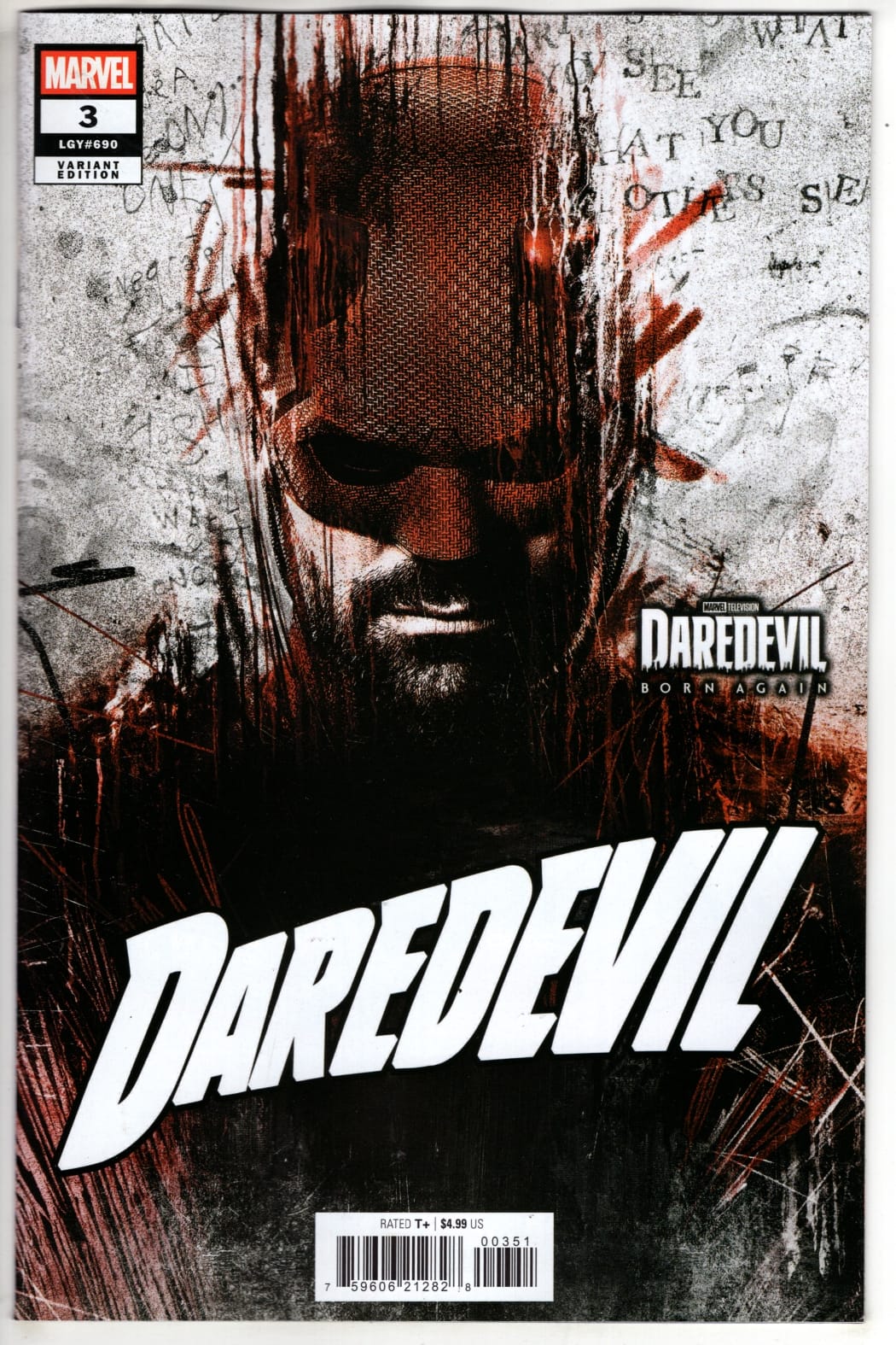 Marvel NEW THIS WEEK DAREDEVIL #3 MARVEL TELEVISION VARIANT (VF/NM)