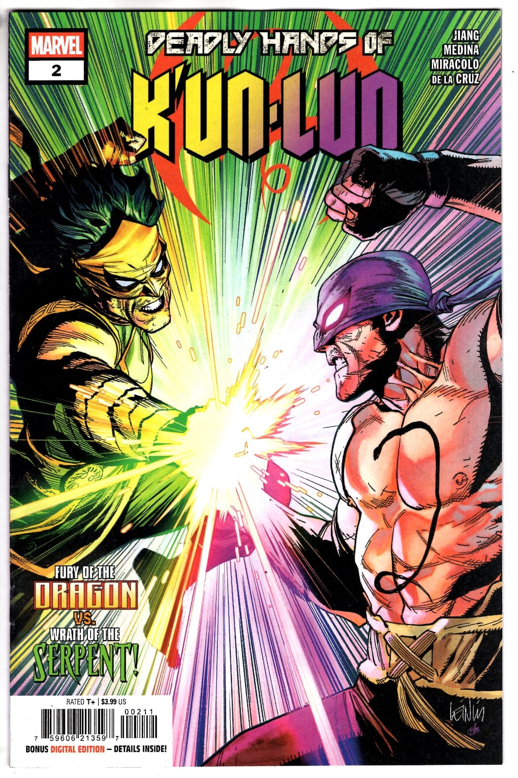 Marvel NEW THIS WEEK DEADLY HANDS OF K'UN-LUN #2 (VF/NM)