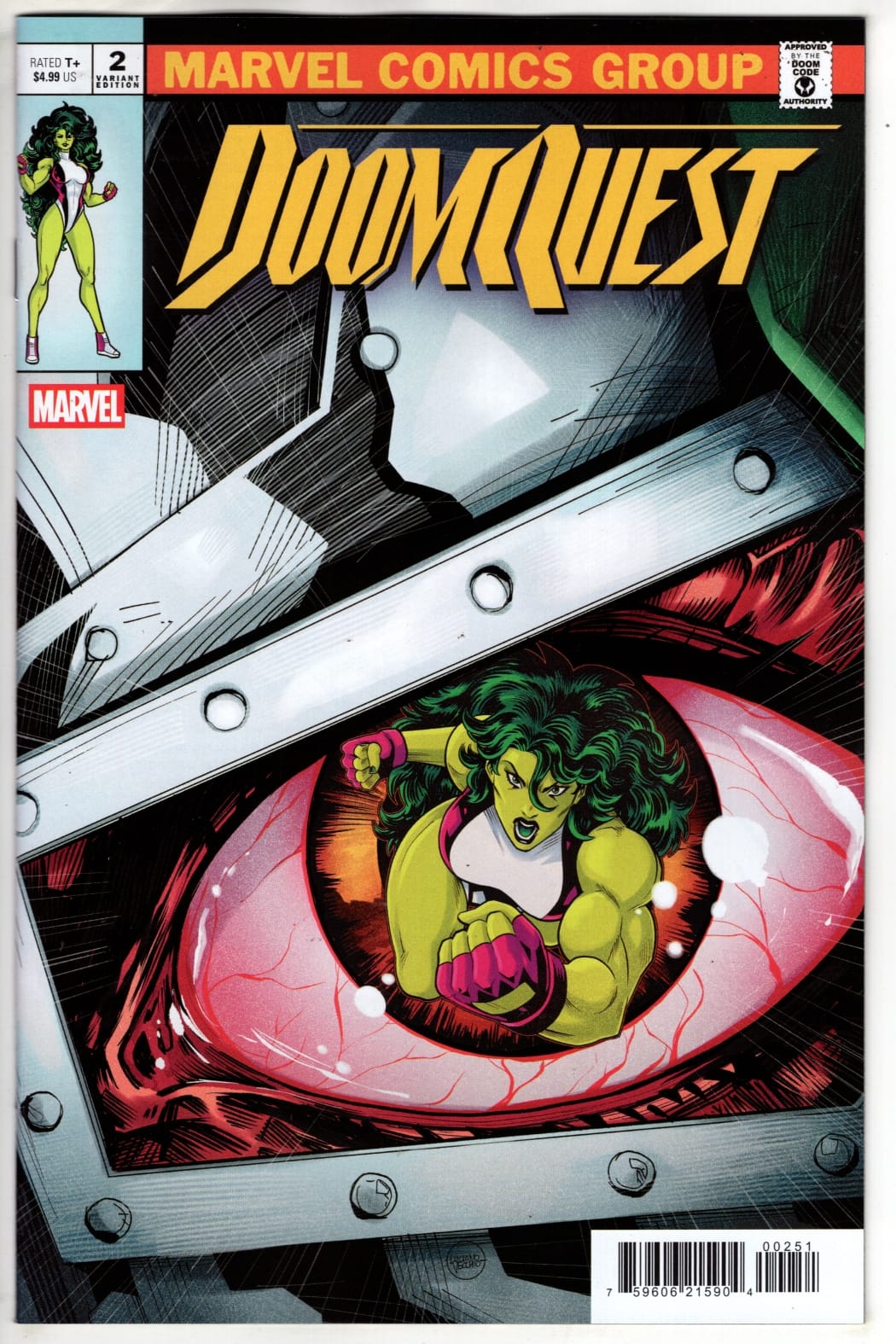 Marvel NEW THIS WEEK DOOMQUEST #2 LUCIANO VECCHIO HOMAGE VARIANT (VF/NM)
