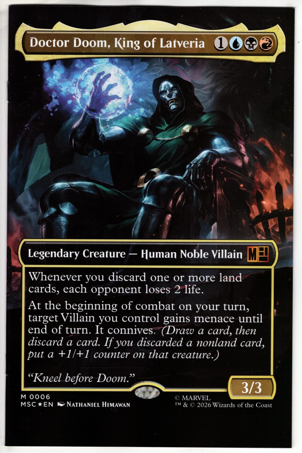 Marvel NEW THIS WEEK DOOMQUEST #2 TBD ARTIST MAGIC: THE GATHERING VARIANT (VF/NM)