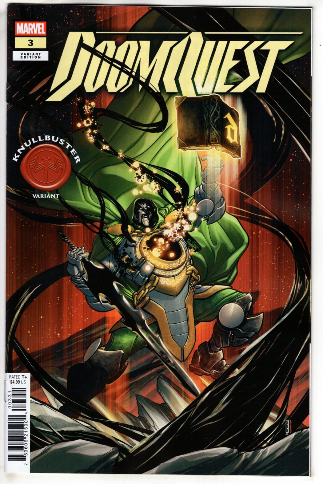 Marvel NEW THIS WEEK DOOMQUEST #3 DAVID BALDEON KNULLBUSTER VARIANT (VF/NM)
