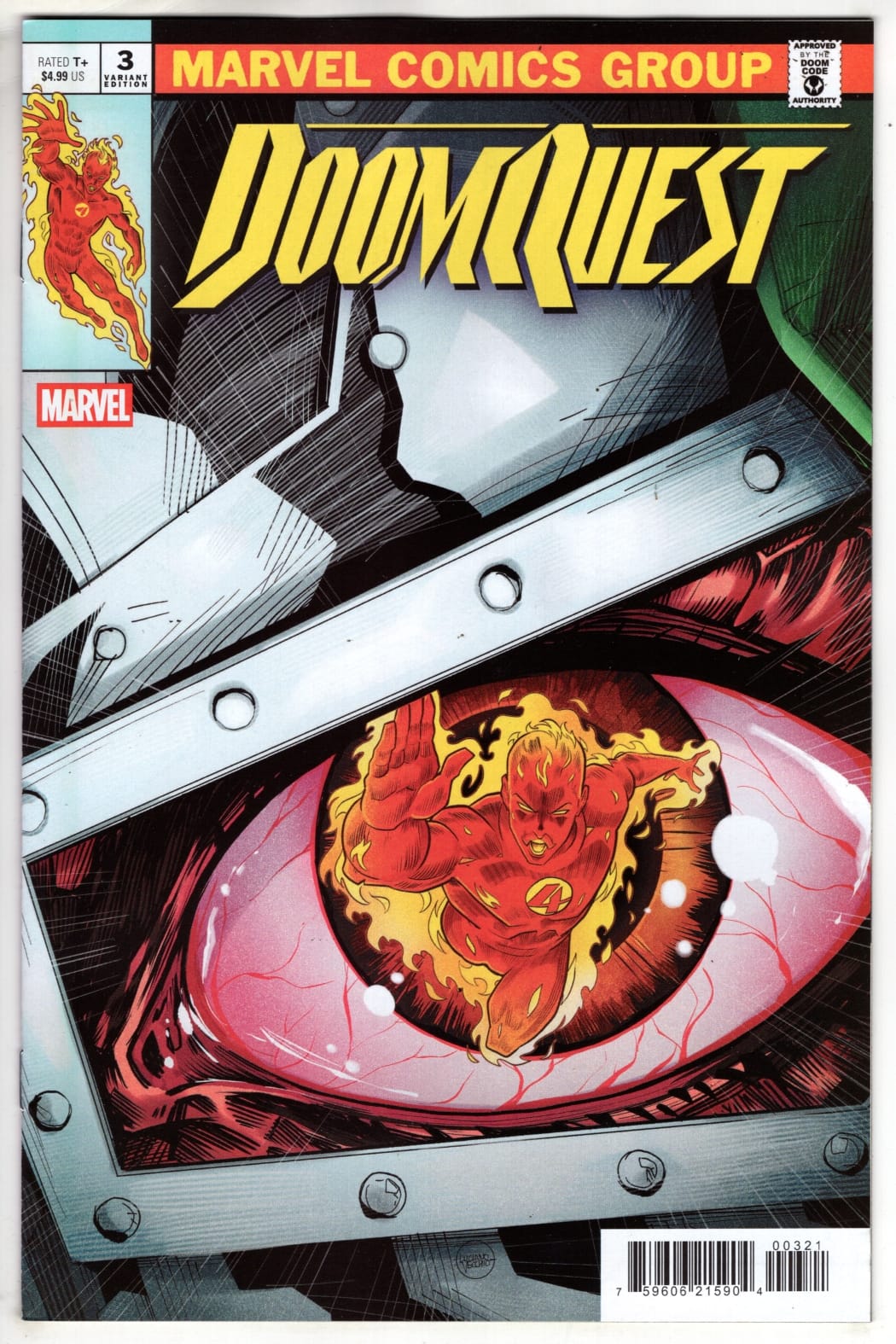 Marvel NEW THIS WEEK DOOMQUEST #3 LUCIANO VECCHIO HOMAGE VARIANT (VF/NM)