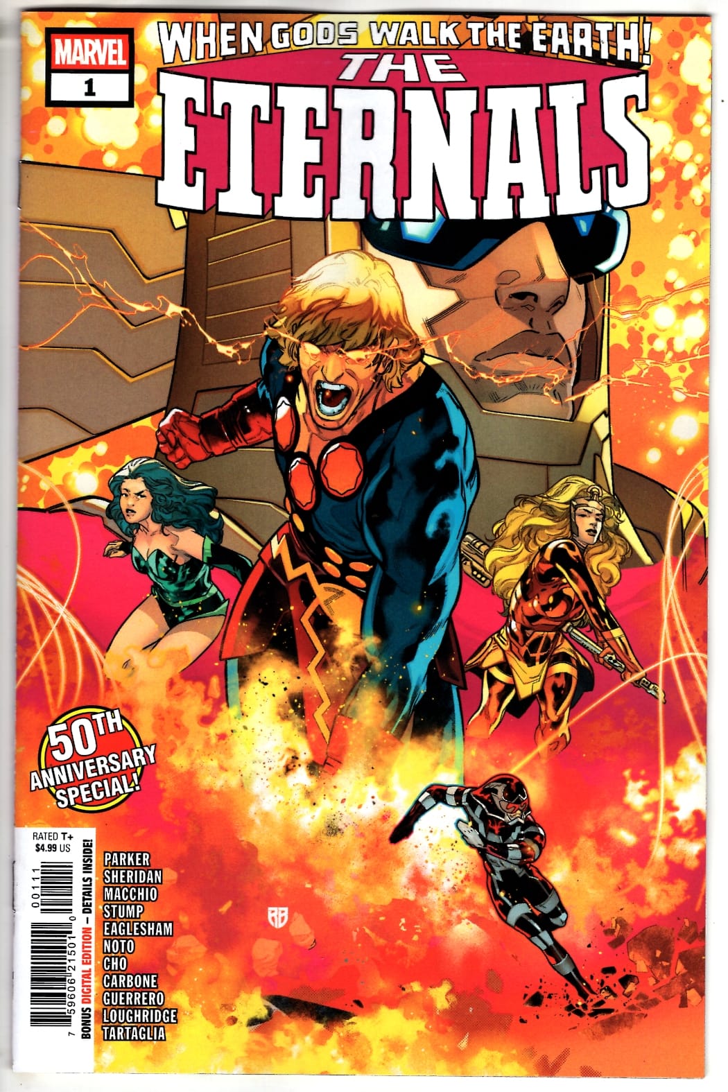 Marvel NEW THIS WEEK ETERNALS 50TH ANNIVERSARY SPECIAL #1 (VF/NM)