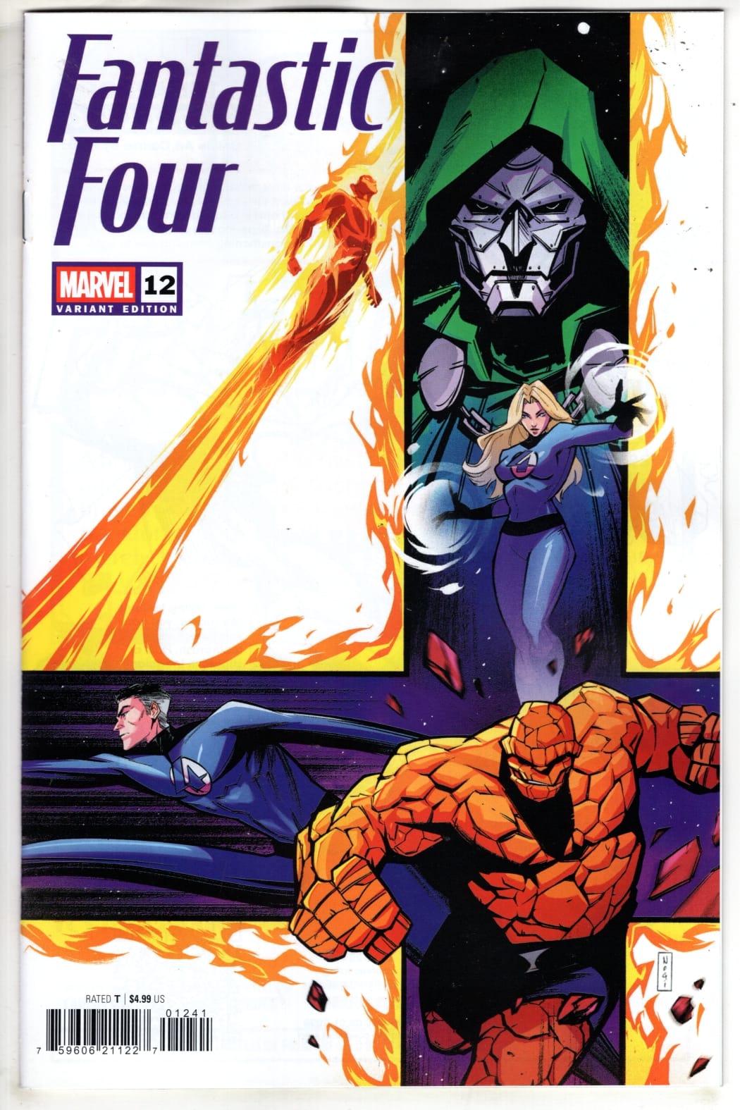 Marvel NEW THIS WEEK FANTASTIC FOUR #12 NOGI SAN VARIANT (VF/NM)