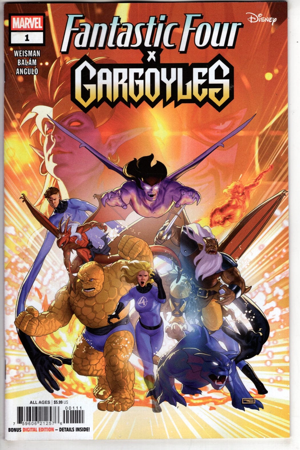 Marvel NEW THIS WEEK FANTASTIC FOUR/GARGOYLES #1