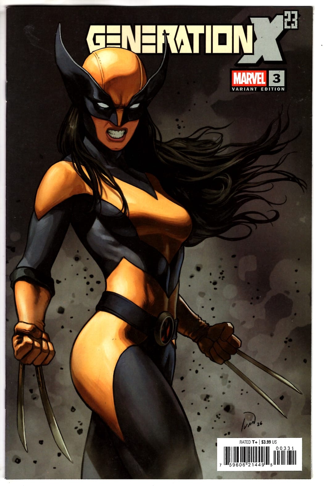 Marvel NEW THIS WEEK GENERATION X-23 #3 IVAN TALAVERA X-23 VARIANT (VF/NM)