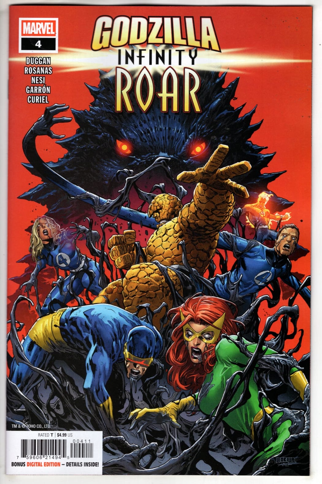 Marvel NEW THIS WEEK GODZILLA: INFINITY ROAR #4 (VF/NM)