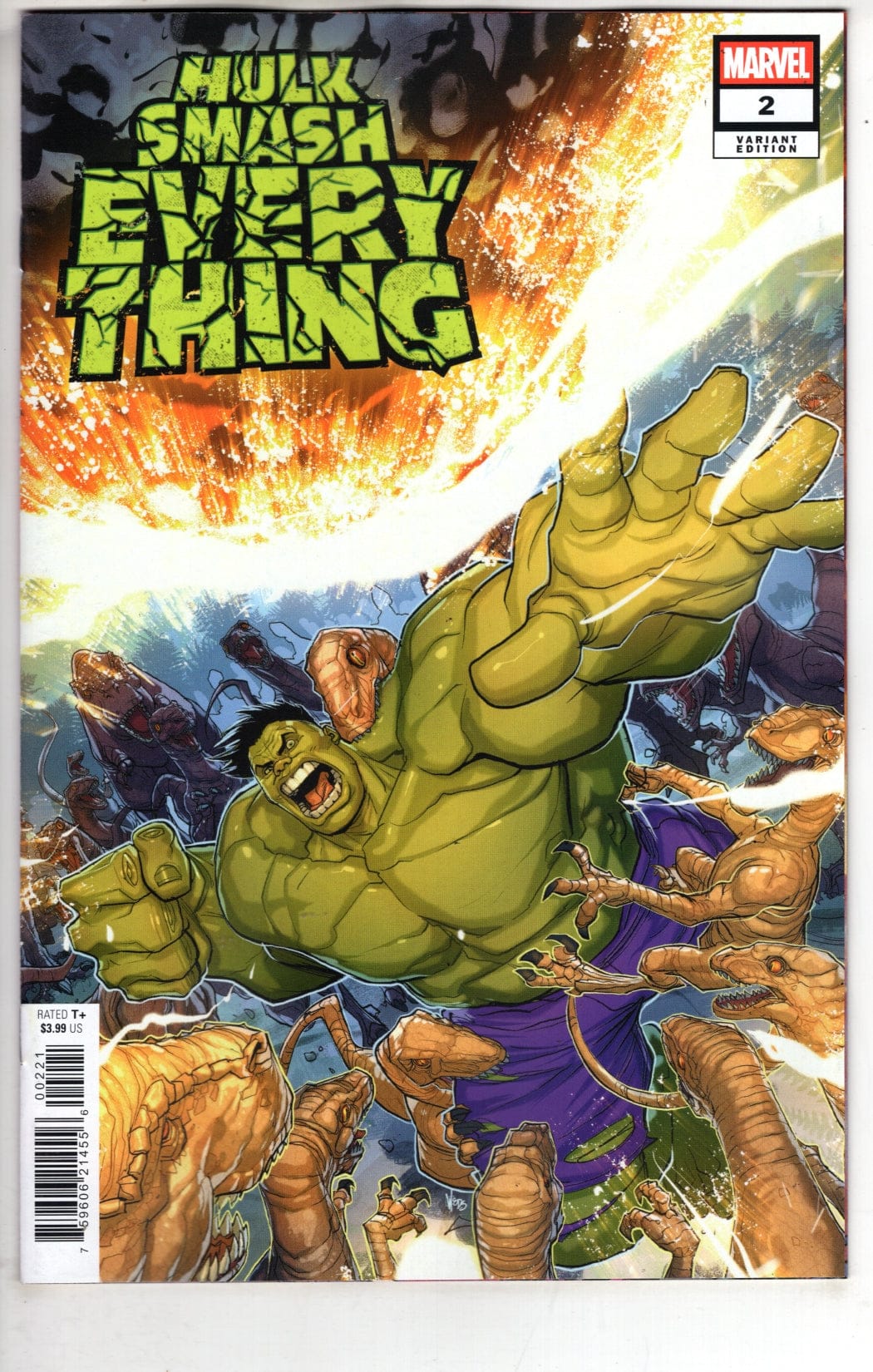 Marvel NEW THIS WEEK HULK: SMASH EVERYTHING #2 PETE WOODS VARIANT (VF/NM)